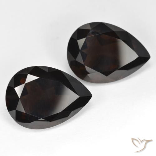 Shop natural 11.99ct Brun chocolat profond Quartz fumé gems, En forme de poire, from Brésil at GemSelect. In stock, global shipping!