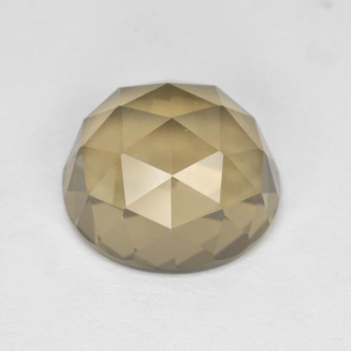 Quartz fumé Brun moyen naturelle Coupe ovale, 4.88 ct, VS