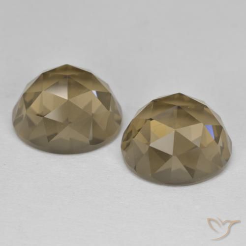 Shop natural 9.43ct Brun moyen-léger Quartz fumé gems, ovale, from Brésil at GemSelect. In stock, global shipping!