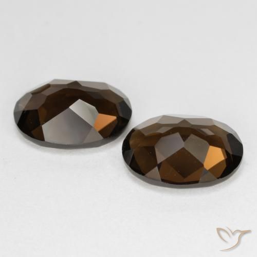 Shop natural 6.30ct Brun Quartz fumé gems, ovale, from Brésil at GemSelect. In stock, global shipping!