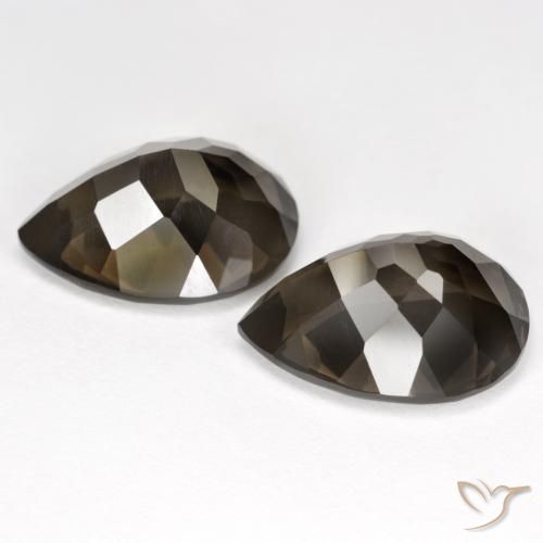 Shop natural 12.85ct Brun Quartz fumé gems, En forme de poire, from Brésil at GemSelect. In stock, global shipping!