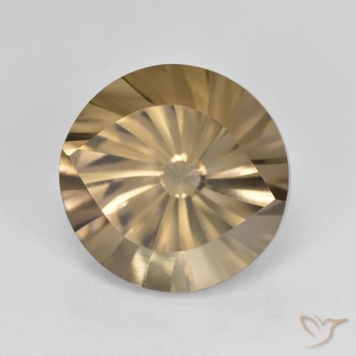 Quartz fumé Marron chaud naturelle Tour, 5.42 ct, VVS