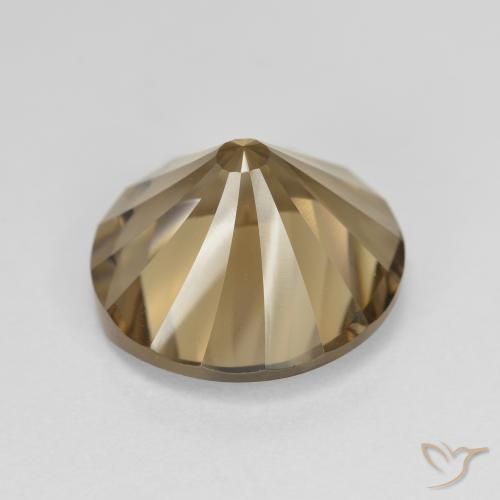 Quartz fumé Marron chaud naturelle Tour, 5.42 ct, VVS