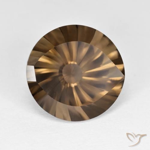 Quartz fumé Marron chaud naturelle Tour, 5.05 ct, VS