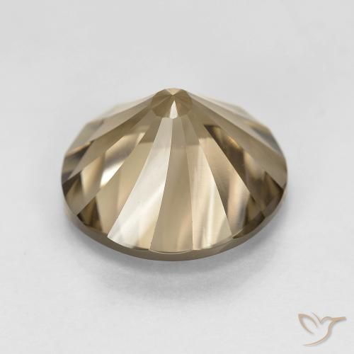 Quartz fumé Brun moyen-léger naturelle Tour, 5.32 ct, VVS