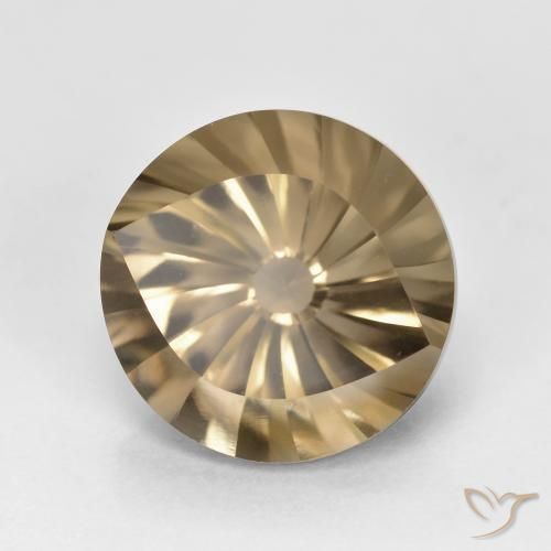 Quartz fumé Marron chaud naturelle Tour, 5.66 ct, VVS