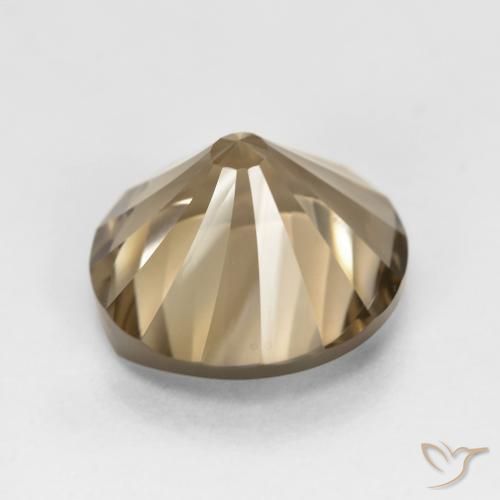 Quartz fumé Marron chaud naturelle Tour, 5.66 ct, VVS