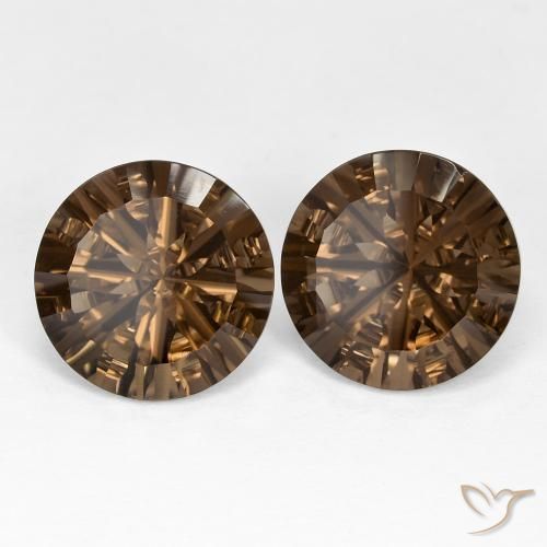 Shop natural 10.94ct Brun caryer Quartz fumé gems, Tour, from Brésil at GemSelect. In stock, global shipping!