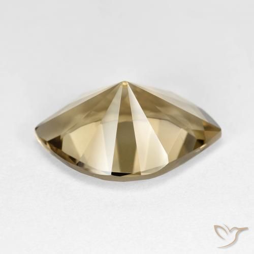 Quartz fumé Marron clair naturelle Marquise, 7.22 ct, VS