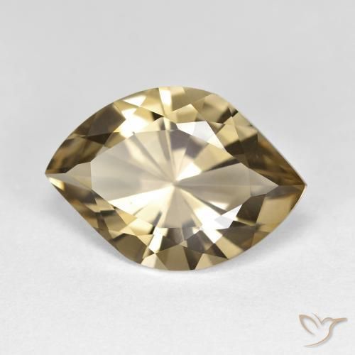 Quartz fumé Brun moyen naturelle Marquise, 7.23 ct, VVS-VS