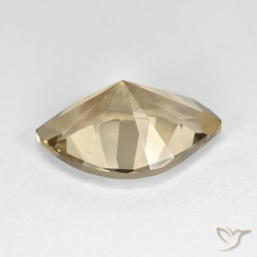 Quartz fumé Brun moyen naturelle Marquise, 7.23 ct, VVS-VS