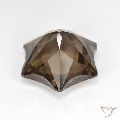 Quartz fumé Brun pain d'épices naturelle Fantaisie, 9.76 ct, VVS