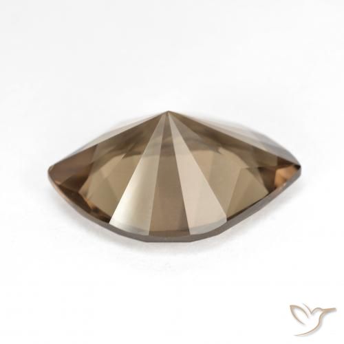Quartz fumé Brun moyen-léger naturelle Marquise, 6.89 ct, VVS