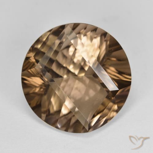 9.93ct Naturel Moka léger Quartz fumé, Tour, VVS-VS