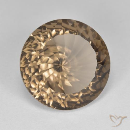 Quartz fumé Brun moyen-léger naturelle Tour, 7.92 ct, VVS-VS