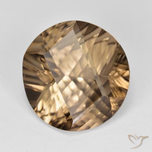 Quartz fumé Marron clair naturelle Tour, 9.89 ct, VVS