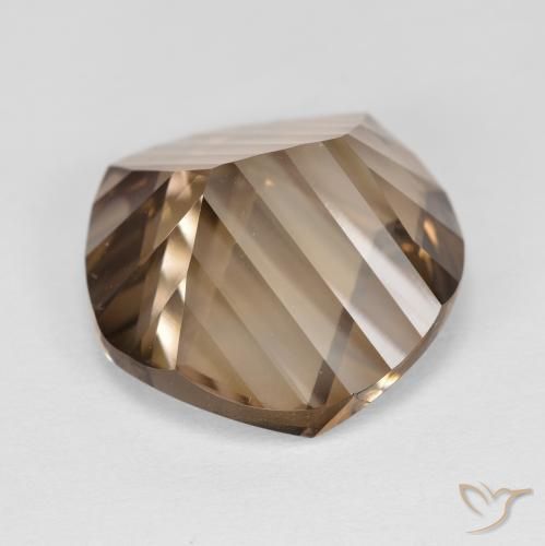 Quartz fumé Marron clair naturelle Tour, 9.89 ct, VVS