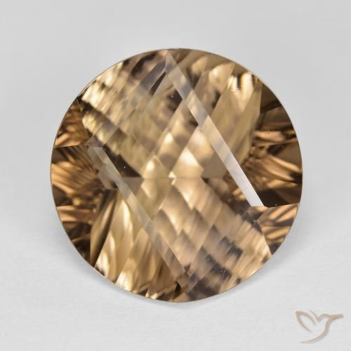 9.97ct Naturel Moka léger Quartz fumé, Tour, VVS