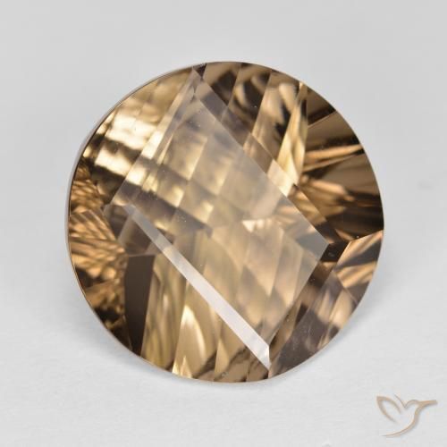 Quartz fumé Moka léger naturelle Tour, 9.97 ct, VVS