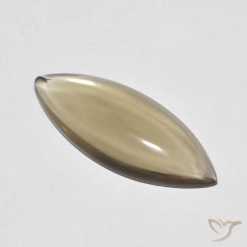 5.65ct Naturel Brun terreux léger Quartz fumé, Marquise, Transparent