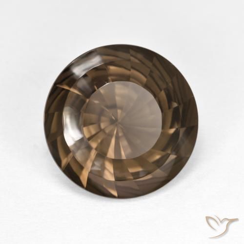 Quartz fumé Marron clair naturelle Tour, 4.39 ct, VVS