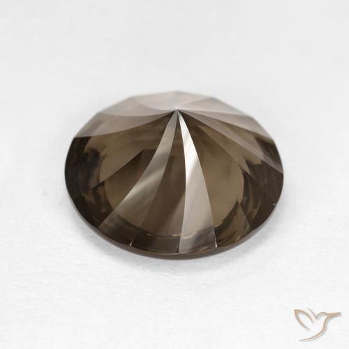 Quartz fumé Marron clair naturelle Tour, 4.39 ct, VVS