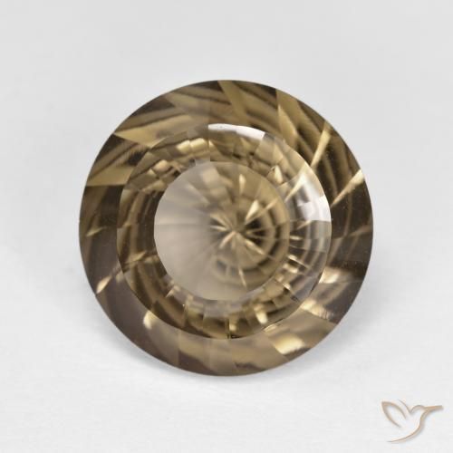 Quartz fumé Brun moyen-léger naturelle Tour, 5.42 ct, VVS