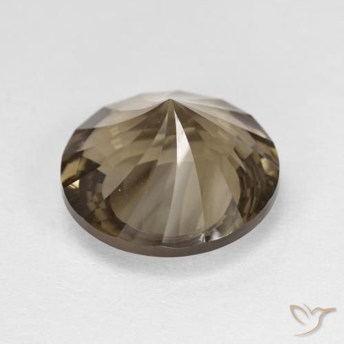 Quartz fumé Brun moyen-léger naturelle Tour, 5.42 ct, VVS