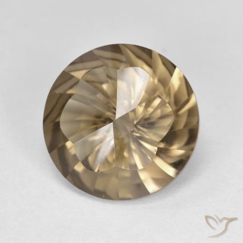 Quartz fumé Brun moyen naturelle Tour, 4.83 ct, VVS-VS