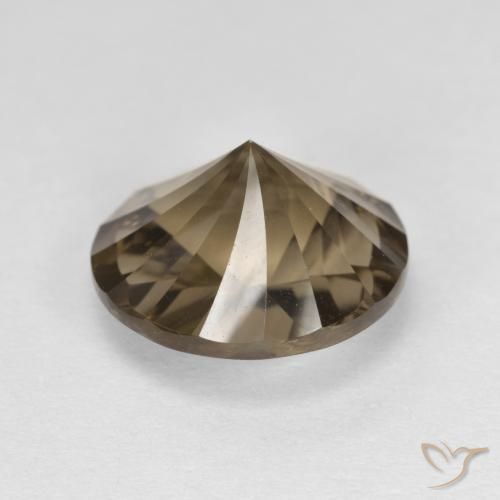 Quartz fumé Brun moyen naturelle Tour, 4.83 ct, VVS-VS