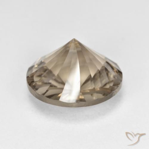 Quartz fumé Bois brun naturelle Tour, 5.28 ct, VVS-VS