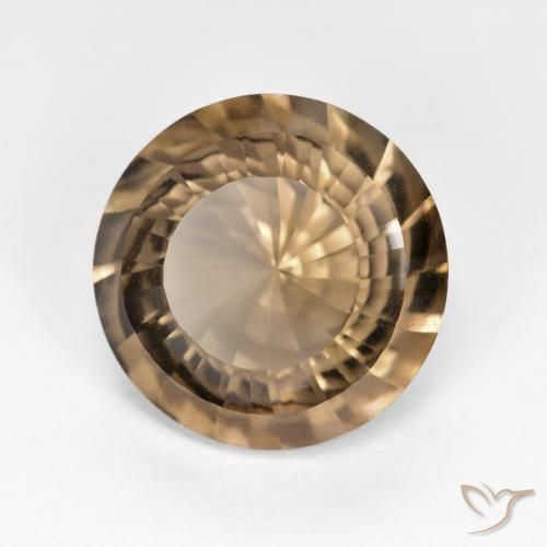 Quartz fumé Marron chaud naturelle Tour, 5.45 ct, VVS