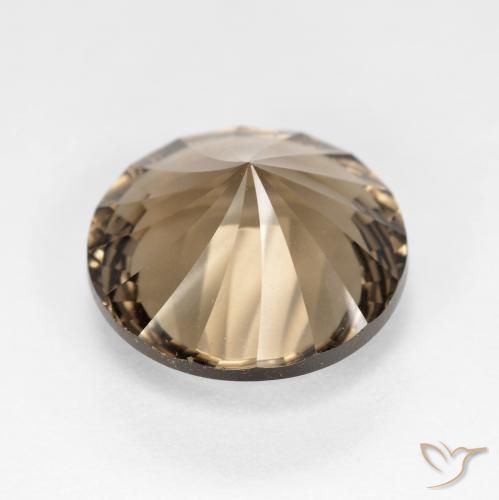 Quartz fumé Marron chaud naturelle Tour, 5.45 ct, VVS
