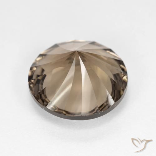 Quartz fumé Moka léger naturelle Tour, 5.41 ct, VVS