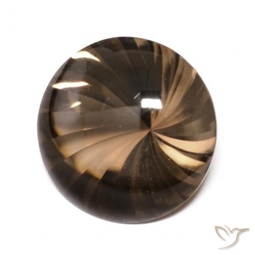 Quartz fumé Brun moyen naturelle Tour, 12.11 ct, Transparent