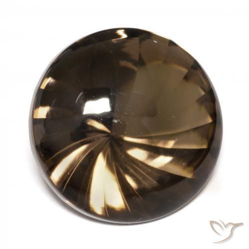 Quartz fumé Brun moyen naturelle Tour, 12.28 ct, Transparent