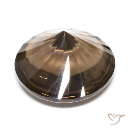 Quartz fumé Brun moyen naturelle Tour, 12.28 ct, Transparent