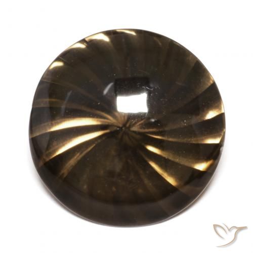 Quartz fumé Marron clair naturelle Tour, 10.52 ct, Transparent