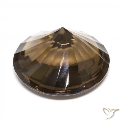 Quartz fumé Marron clair naturelle Tour, 10.52 ct, Transparent