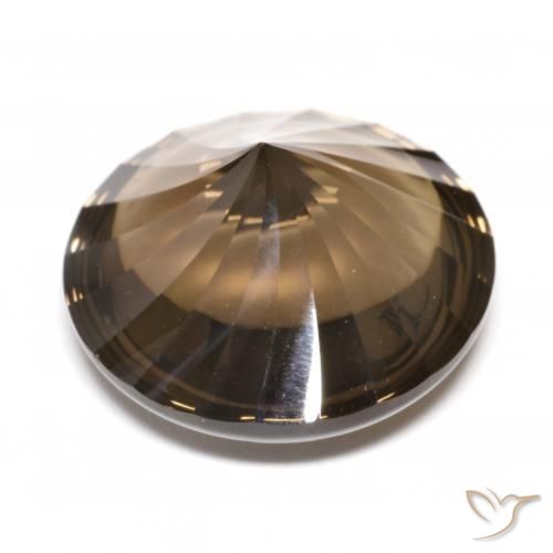 Quartz fumé Brun pain d'épices naturelle Tour, 13.07 ct, Transparent