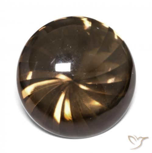 Quartz fumé Brun pain d'épices naturelle Tour, 12.95 ct, Transparent