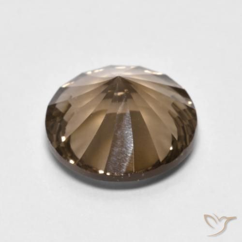Quartz fumé Moka léger naturelle Tour, 5.58 ct, VVS