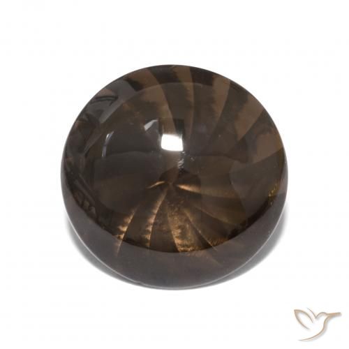4.93ct Naturel Brun moyen Quartz fumé, Tour, Transparent