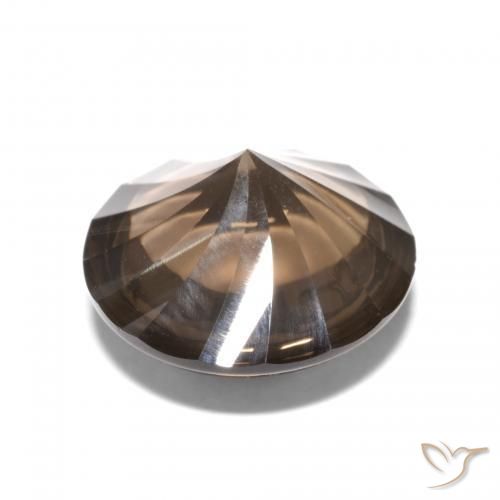 Quartz fumé Brun moyen naturelle Tour, 4.93 ct, Transparent