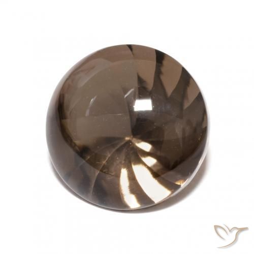 Quartz fumé Brun moyen-foncé naturelle Tour, 5.51 ct, Transparent