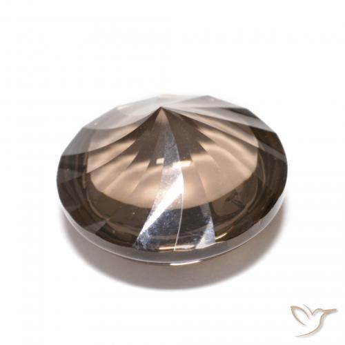 Quartz fumé Brun moyen-foncé naturelle Tour, 5.51 ct, Transparent