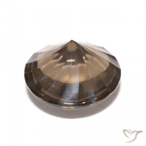 Quartz fumé Marron foncé naturelle Tour, 5.04 ct, Transparent