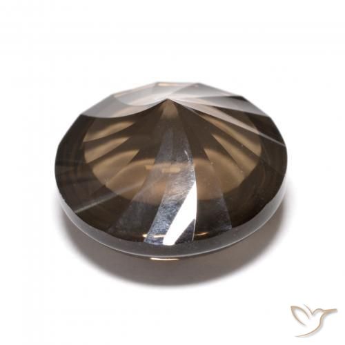 Quartz fumé Marron ambré naturelle Tour, 6.18 ct, Opaque