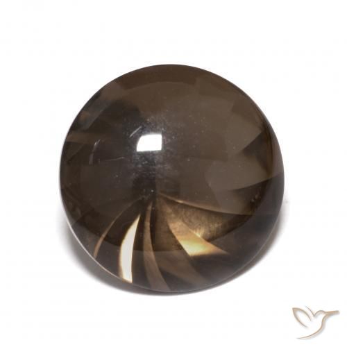 Quartz fumé Marron ambré naturelle Tour, 5.56 ct, Transparent