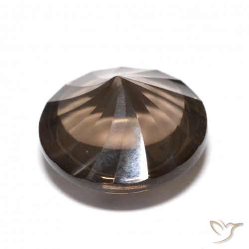 Quartz fumé Marron ambré naturelle Tour, 5.56 ct, Transparent